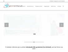 Tablet Screenshot of gennembrud.com